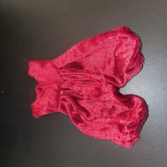 TY 1993 Attic Treasures LILLY THE LAMB With Red Velour Outfit Plush Stuffed Toy - Picture 14 of 15